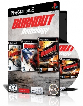 سه عدد بازی با قاب وچاپ روی دیسک Burnout Anthology 